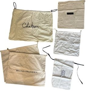 Set of 6 Designer Dust Bags (Marc Jacobs, Cole Haan, Birdies & More)